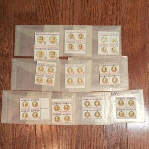 Vintage USPS Champion Of Liberty 8 Cent Stamp Bundle 40 Stamps